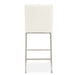 AICO Furniture State St.Counter Height Chair in Glossy White - Bargain Furniture (Detroit, MI)