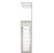 AICO Furniture State St. Wall Bar in Glossy White - Bargain Furniture (Detroit, MI)