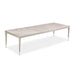 AICO Lanterna Rectangular Dining Table in Silver Mist - Bargain Furniture (Detroit, MI)