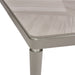 AICO Lanterna Rectangular Dining Table in Silver Mist - Bargain Furniture (Detroit, MI)