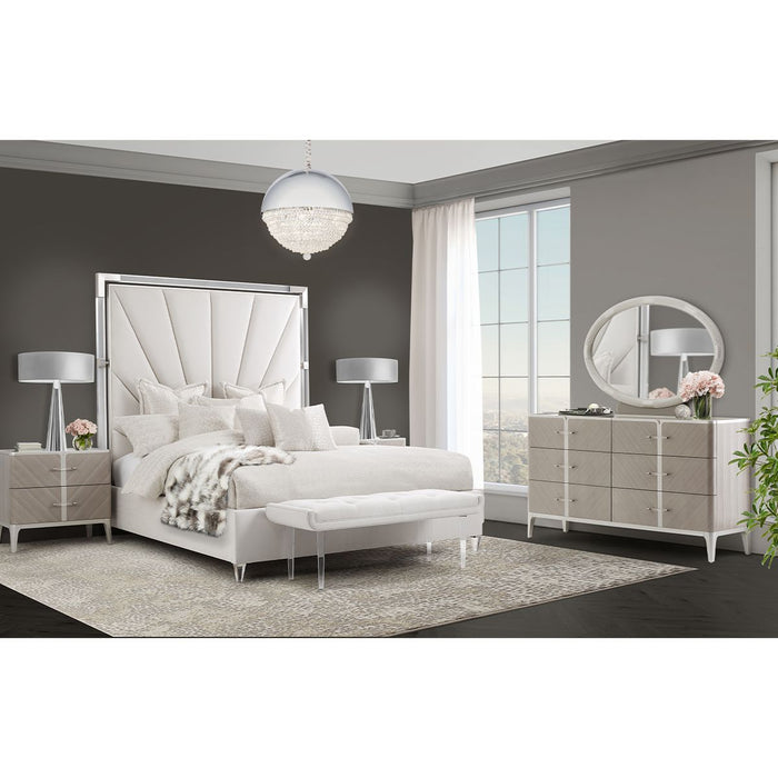 AICO Lanterna Dresser in Silver Mist - Bargain Furniture (Detroit, MI)