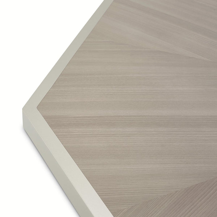 AICO Lanterna Octagon Dining Table in Silver Mist - Bargain Furniture (Detroit, MI)