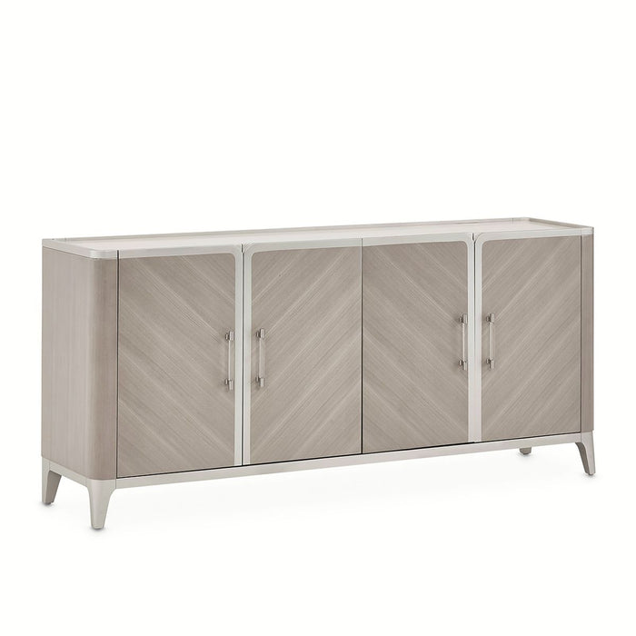 AICO Lanterna Sideboard in Silver Mist - Bargain Furniture (Detroit, MI)