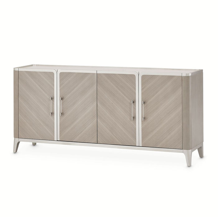 AICO Lanterna Sideboard in Silver Mist - Bargain Furniture (Detroit, MI)