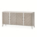 AICO Lanterna Sideboard in Silver Mist - Bargain Furniture (Detroit, MI)