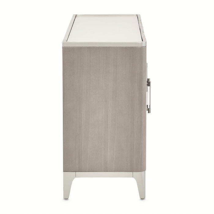 AICO Lanterna Sideboard in Silver Mist - Bargain Furniture (Detroit, MI)