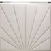 AICO Penthouse/Lanterna King Canopy Channel Tufted Upholstered Bed in Silver Mist - Bargain Furniture (Detroit, MI)