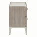 AICO Lanterna Nightstand in Silver Mist - Bargain Furniture (Detroit, MI)