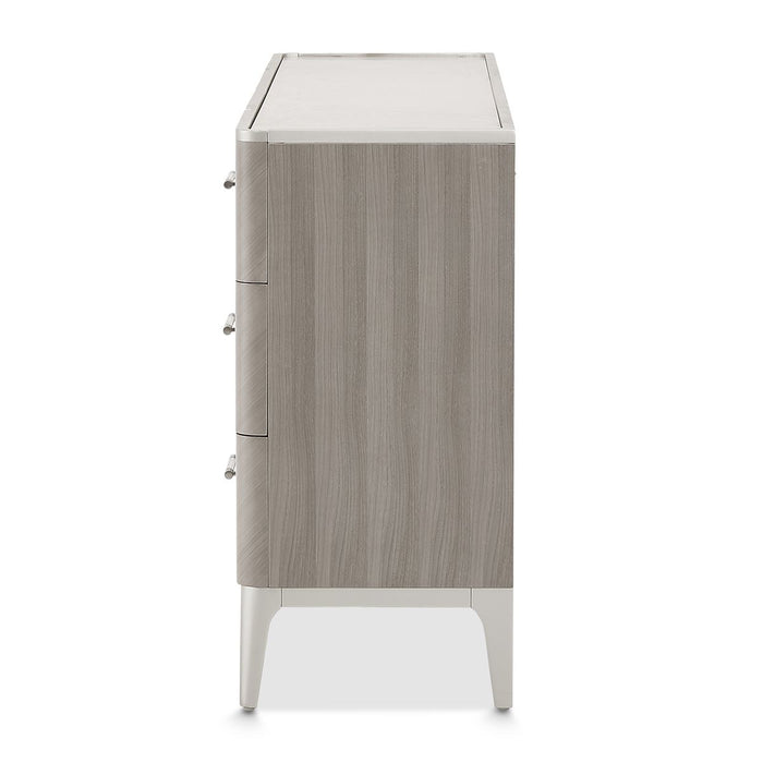 AICO Lanterna Dresser in Silver Mist - Bargain Furniture (Detroit, MI)