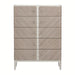 AICO Lanterna Highboy Chest in Silver Mist - Bargain Furniture (Detroit, MI)