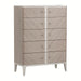AICO Lanterna Highboy Chest in Silver Mist - Bargain Furniture (Detroit, MI)