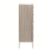 AICO Lanterna Highboy Chest in Silver Mist - Bargain Furniture (Detroit, MI)