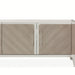 AICO Lanterna Media Cabinet in Silver Mist - Bargain Furniture (Detroit, MI)