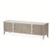 AICO Lanterna Media Cabinet in Silver Mist - Bargain Furniture (Detroit, MI)
