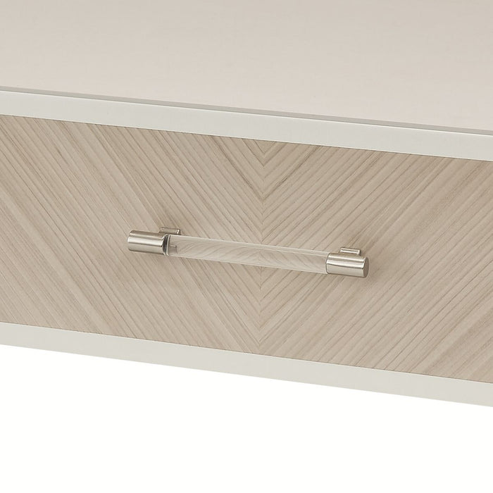 AICO Lanterna Cocktail Table in Silver Mist - Bargain Furniture (Detroit, MI)