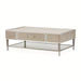 AICO Lanterna Cocktail Table in Silver Mist - Bargain Furniture (Detroit, MI)