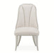 AICO Furniture Penthouse Side Chair (Set of 2) in Ash Gray - Bargain Furniture (Detroit, MI)