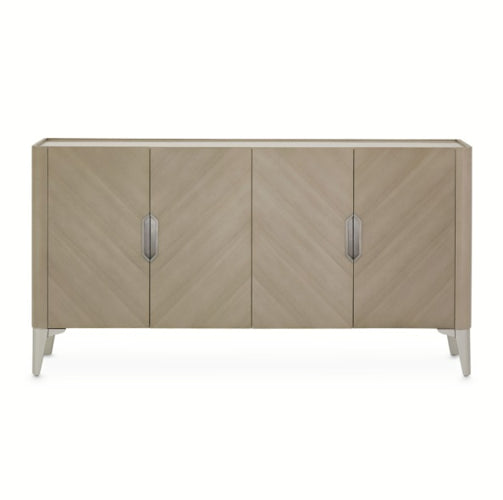AICO Furniture Penthouse Sideboard in Ash Gray - Bargain Furniture (Detroit, MI)
