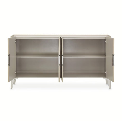AICO Furniture Penthouse Sideboard in Ash Gray - Bargain Furniture (Detroit, MI)