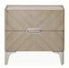 AICO Furniture Penthouse Nightstand in Ash Gray - Bargain Furniture (Detroit, MI)
