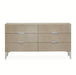 AICO Furniture Penthouse Dresser in Ash Gray - Bargain Furniture (Detroit, MI)
