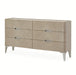 AICO Furniture Penthouse Dresser in Ash Gray - Bargain Furniture (Detroit, MI)
