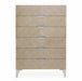 AICO Furniture Penthouse Vertical Storage Cabinet-Chest of Drawers in Ash Gray - Bargain Furniture (Detroit, MI)