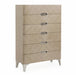 AICO Furniture Penthouse Vertical Storage Cabinet-Chest of Drawers in Ash Gray - Bargain Furniture (Detroit, MI)