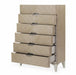 AICO Furniture Penthouse Vertical Storage Cabinet-Chest of Drawers in Ash Gray - Bargain Furniture (Detroit, MI)