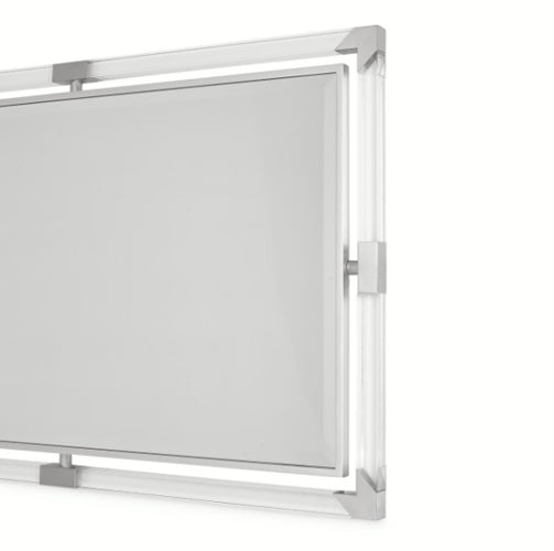 AICO Furniture Penthouse Wall Mirror in Ash Gray - Bargain Furniture (Detroit, MI)