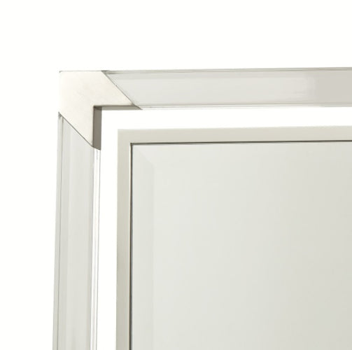 AICO Furniture Penthouse Wall Mirror in Ash Gray - Bargain Furniture (Detroit, MI)