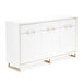 AICO Furniture Palm Gate Sideboard in Cloud White - Bargain Furniture (Detroit, MI)