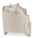 Aico London Place Loveseat in Light Champagne - Bargain Furniture (Detroit, MI)