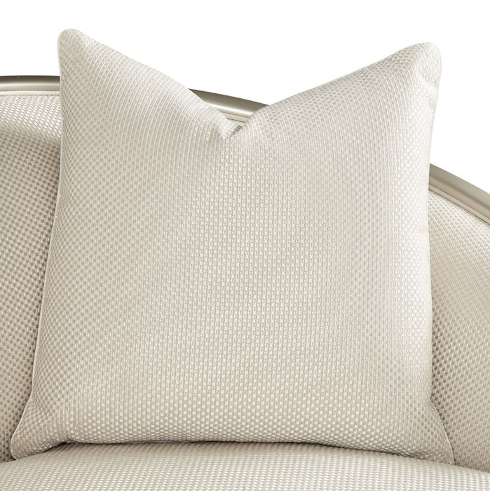 Aico London Place Loveseat in Light Champagne - Bargain Furniture (Detroit, MI)