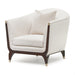 AICO Paris Chic Matching Chair Cremini in Espresso - Bargain Furniture (Detroit, MI)