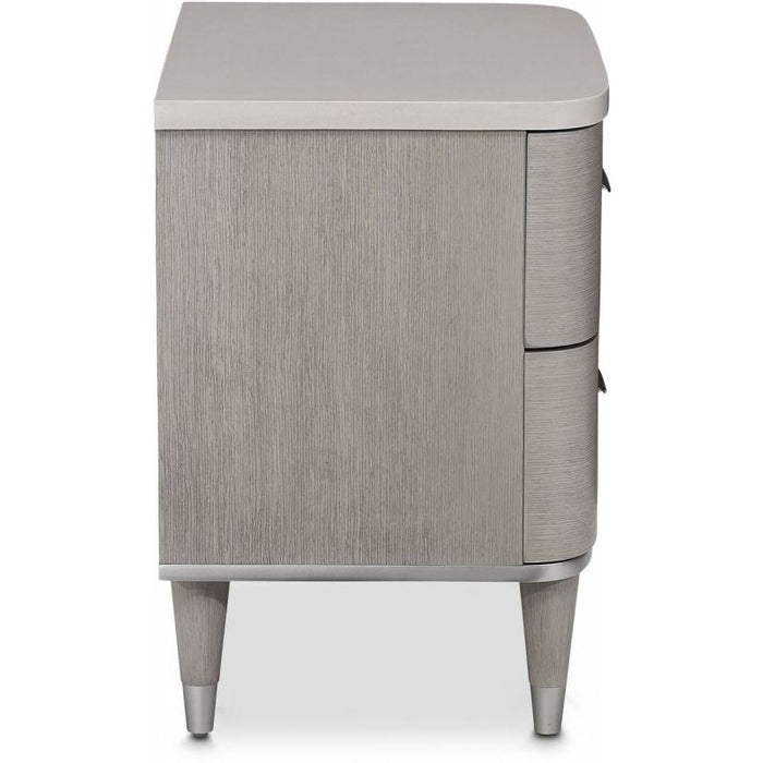 AICO Eclipse Nightstand in Moonlight - Bargain Furniture (Detroit, MI)