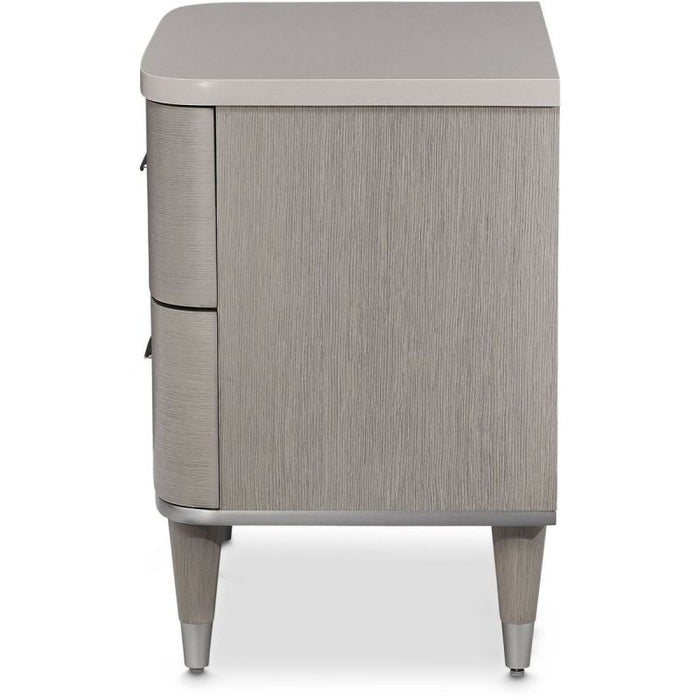 AICO Eclipse Nightstand in Moonlight - Bargain Furniture (Detroit, MI)