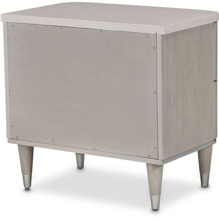AICO Eclipse Nightstand in Moonlight - Bargain Furniture (Detroit, MI)