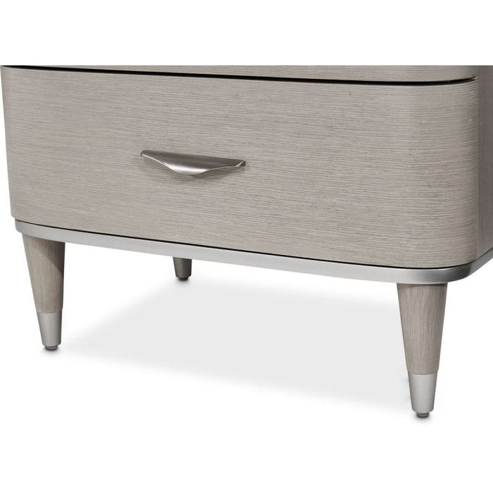 AICO Eclipse Nightstand in Moonlight - Bargain Furniture (Detroit, MI)