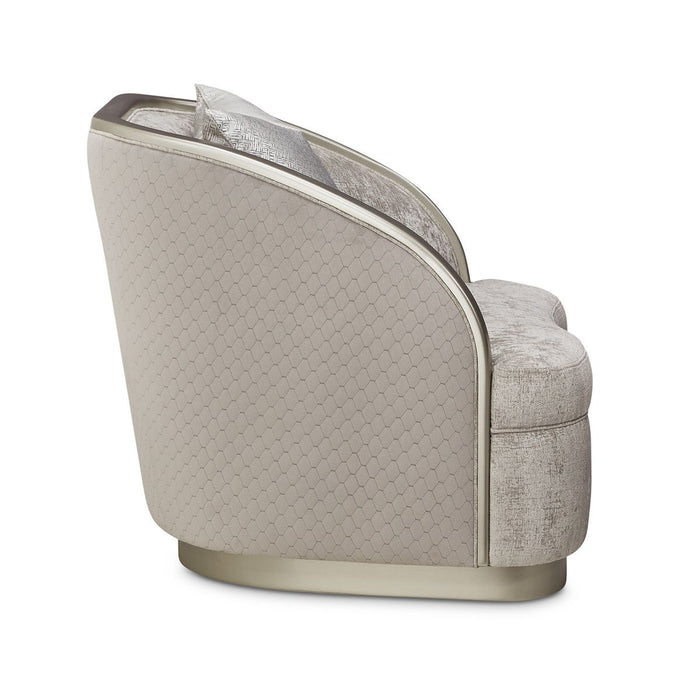 AICO Lanna Matching Chair in Storm Silver Mist - Bargain Furniture (Detroit, MI)