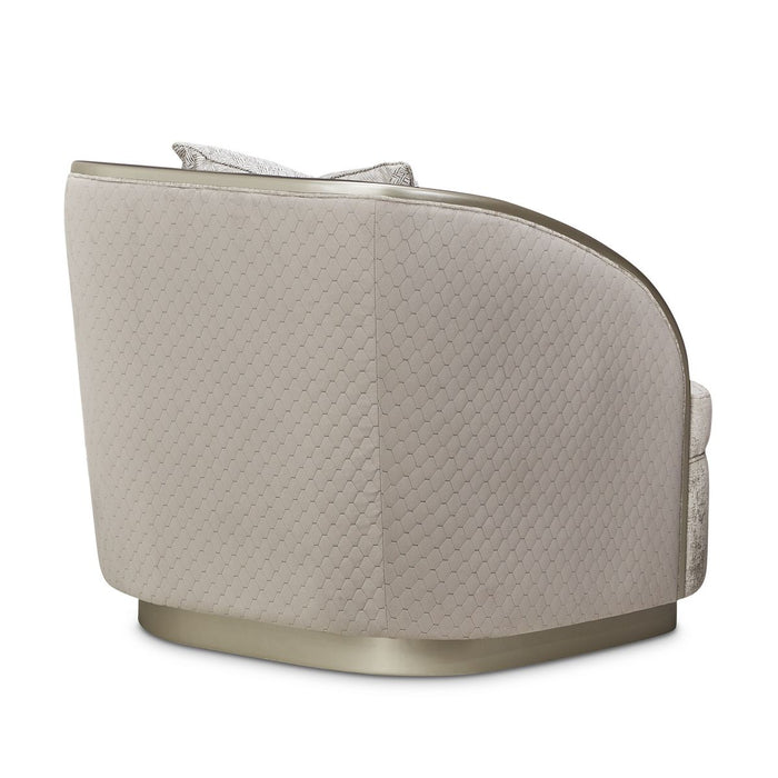 AICO Lanna Matching Chair in Storm Silver Mist - Bargain Furniture (Detroit, MI)