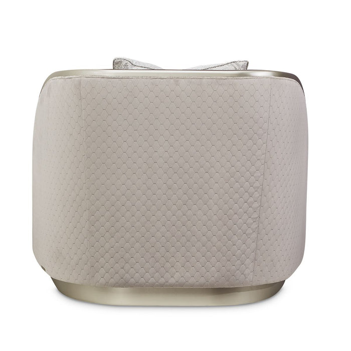 AICO Lanna Matching Chair in Storm Silver Mist - Bargain Furniture (Detroit, MI)