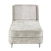 AICO Lanna Armless Chaise in Storm Silver Mist - Bargain Furniture (Detroit, MI)