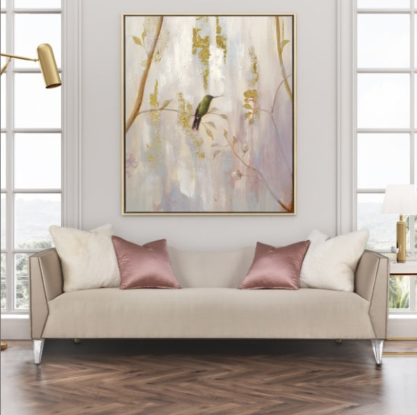 AICO Furniture Linea Sofa in Silver Mist - Bargain Furniture (Detroit, MI)