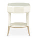 AICO La Rachelle Octagonal End Table w/ Drawer in Medium Champagne - Bargain Furniture (Detroit, MI)