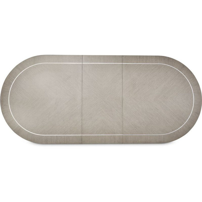 AICO Eclipse Oval Dining Table in Moonlight - Bargain Furniture (Detroit, MI)