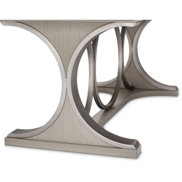 AICO Eclipse Oval Dining Table in Moonlight - Bargain Furniture (Detroit, MI)