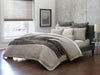 AICO Paragon 9-pc Queen Comforter Set in Taupe - Bargain Furniture (Detroit, MI)
