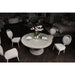 AICO Eclipse Round Dining Table in Moonlight - Bargain Furniture (Detroit, MI)