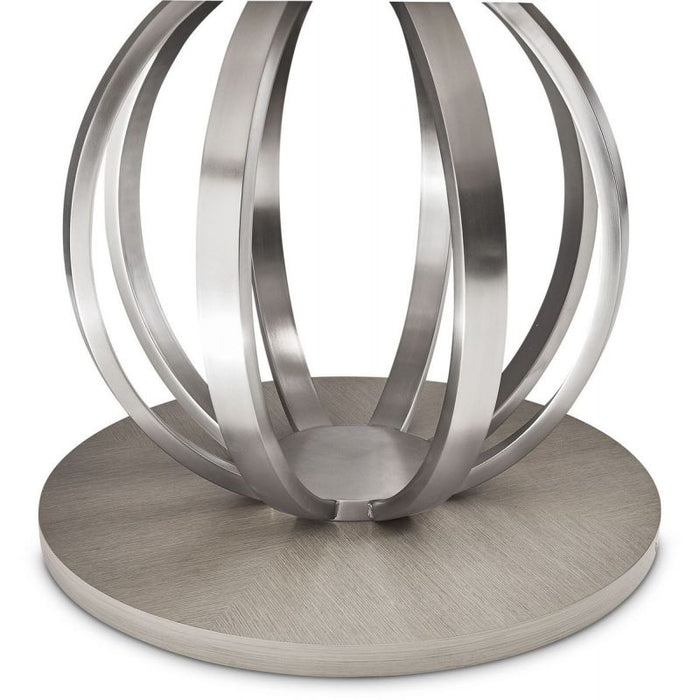 AICO Eclipse Round Dining Table in Moonlight - Bargain Furniture (Detroit, MI)